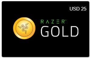 Razer Gold USD 25 (Global) product image